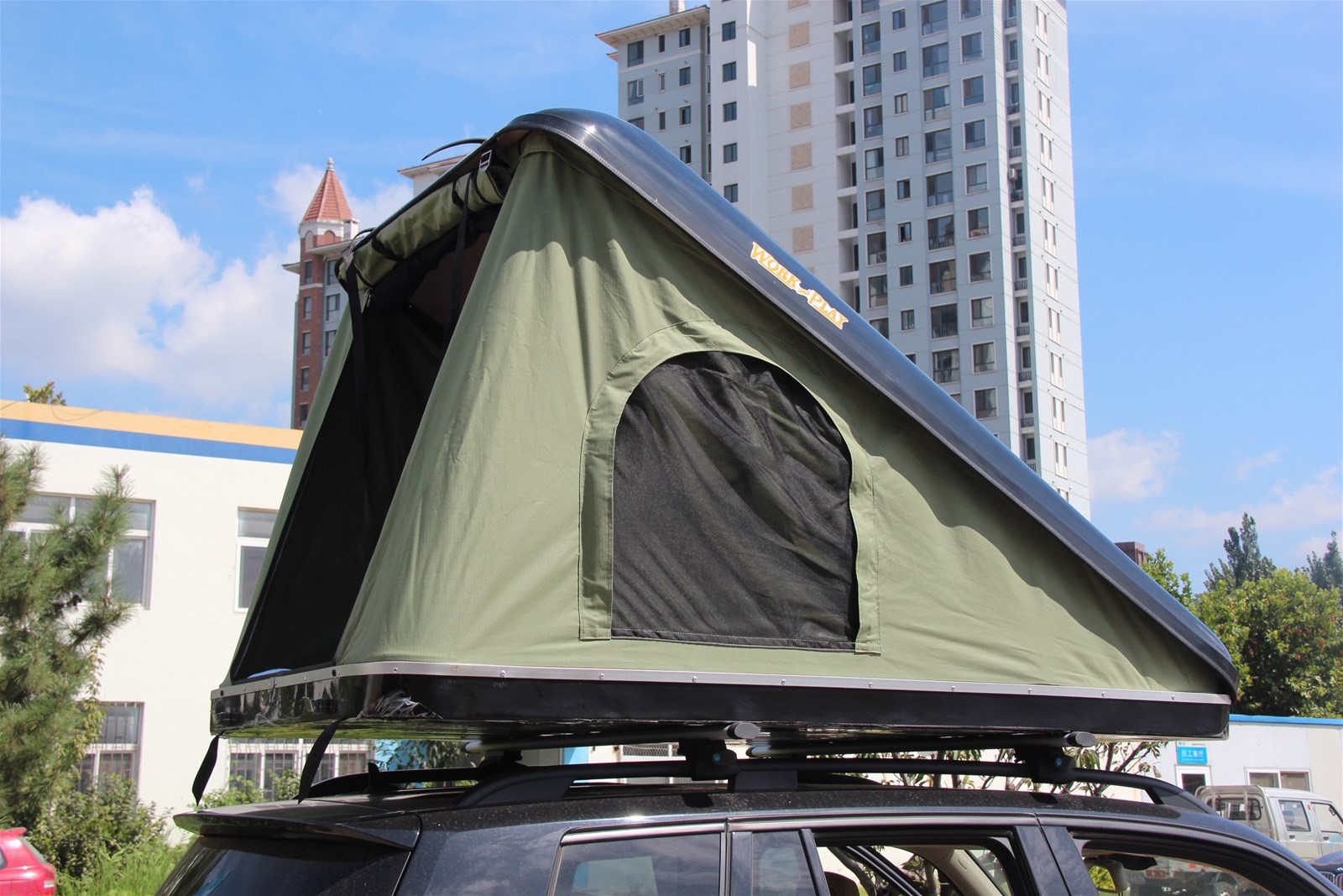 Outdoor Camping Car Top Tent triangle car roof tent