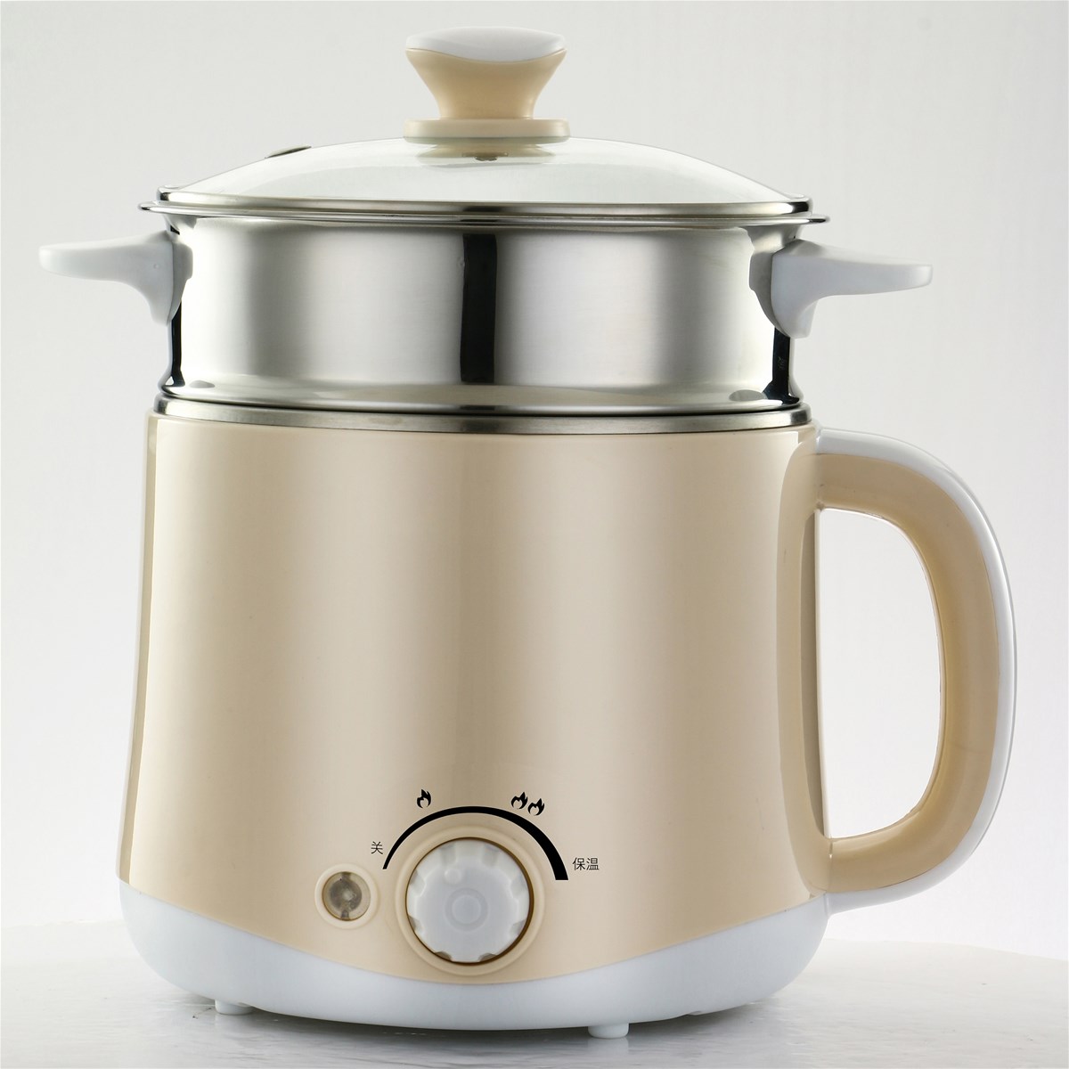 WD7616A Double convex jump temperature control Noodle Pot with full circle heating function