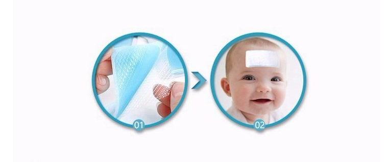 Hot Sale Fever Cooling Patch Cooling Gel Patch for Baby and Adults