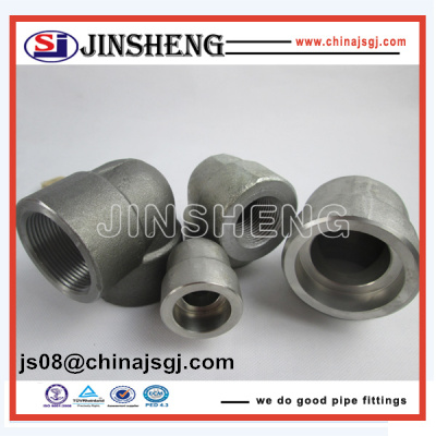 ASMEANSI B1611 Forged High Pressure Pipe Fittings For gaswateroil piping