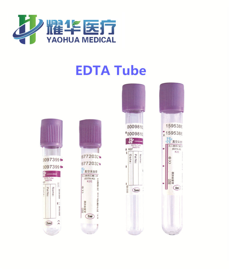 Purple top K3 EDTA blood collection tube EDTA vacutainer tube with CE certificate