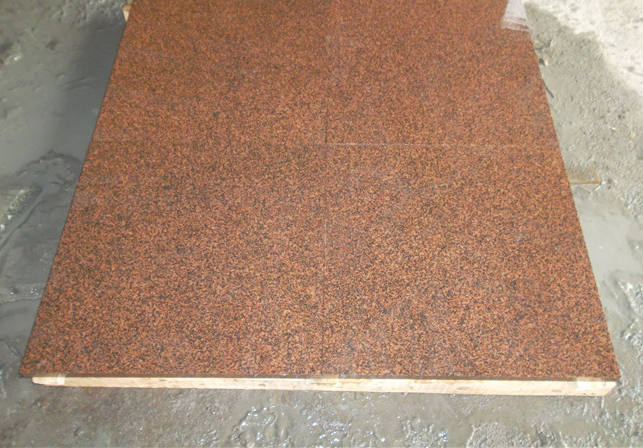 Polished surface finishing Natural Red Granite Stone Slab Tile