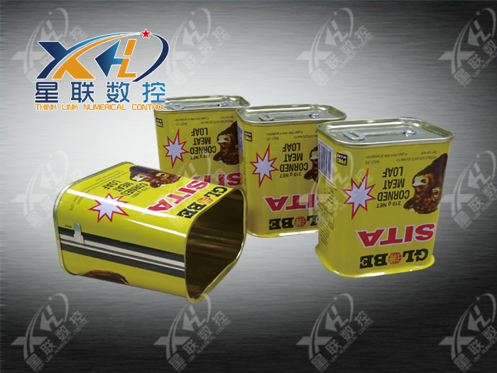 intelligent combination for irregular shaped tin cans making line