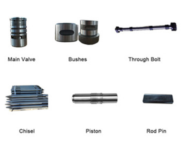 68mm chisel used Side type HMB680 hydraulic breaker