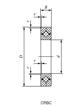 CRBC7013 cross roller bearing CRB7013 bearing for robots