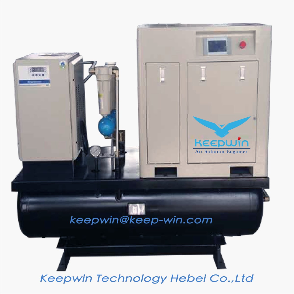 High Quality MAM Screen control system remote monitor OEM available Rotary Screw Air Compressor