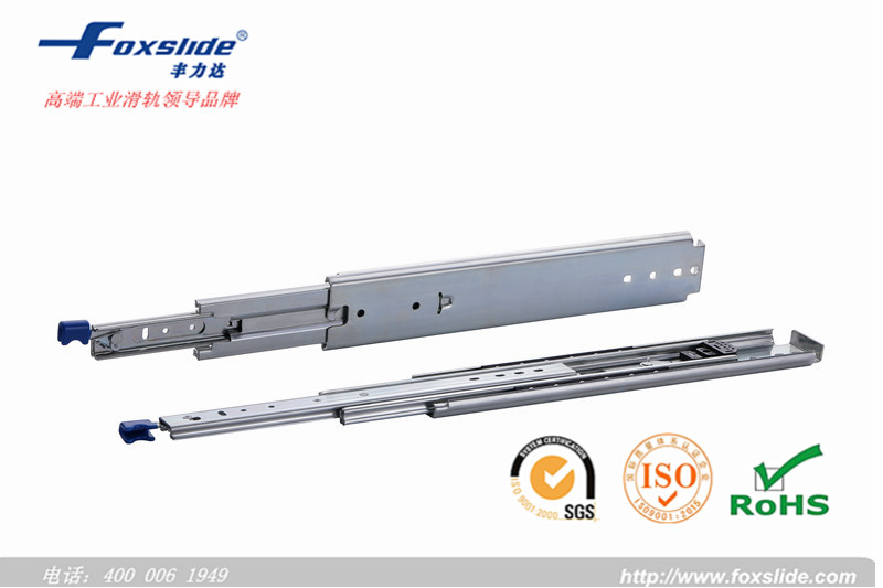 Heavy duty interlock anti tilt drawer slide