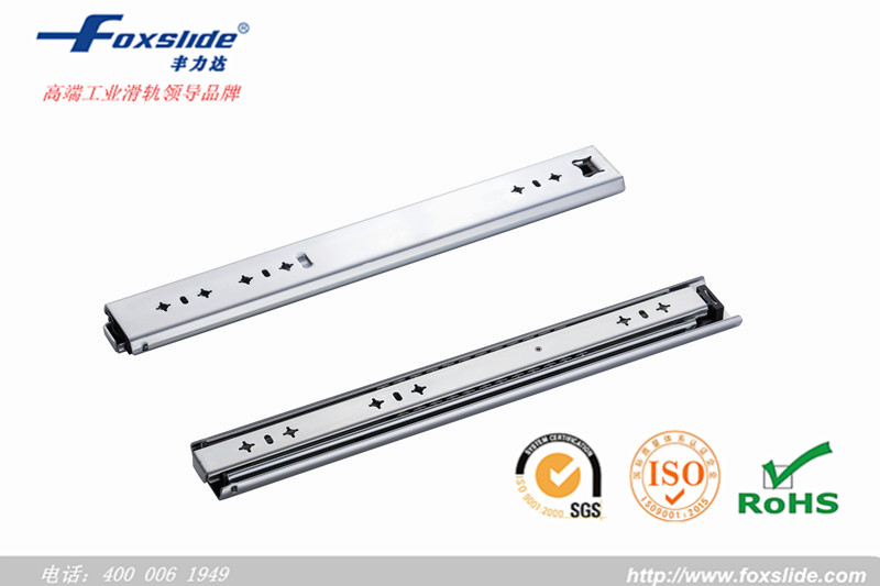 Channel rail extension heavy duty computer keyboard drawer slide