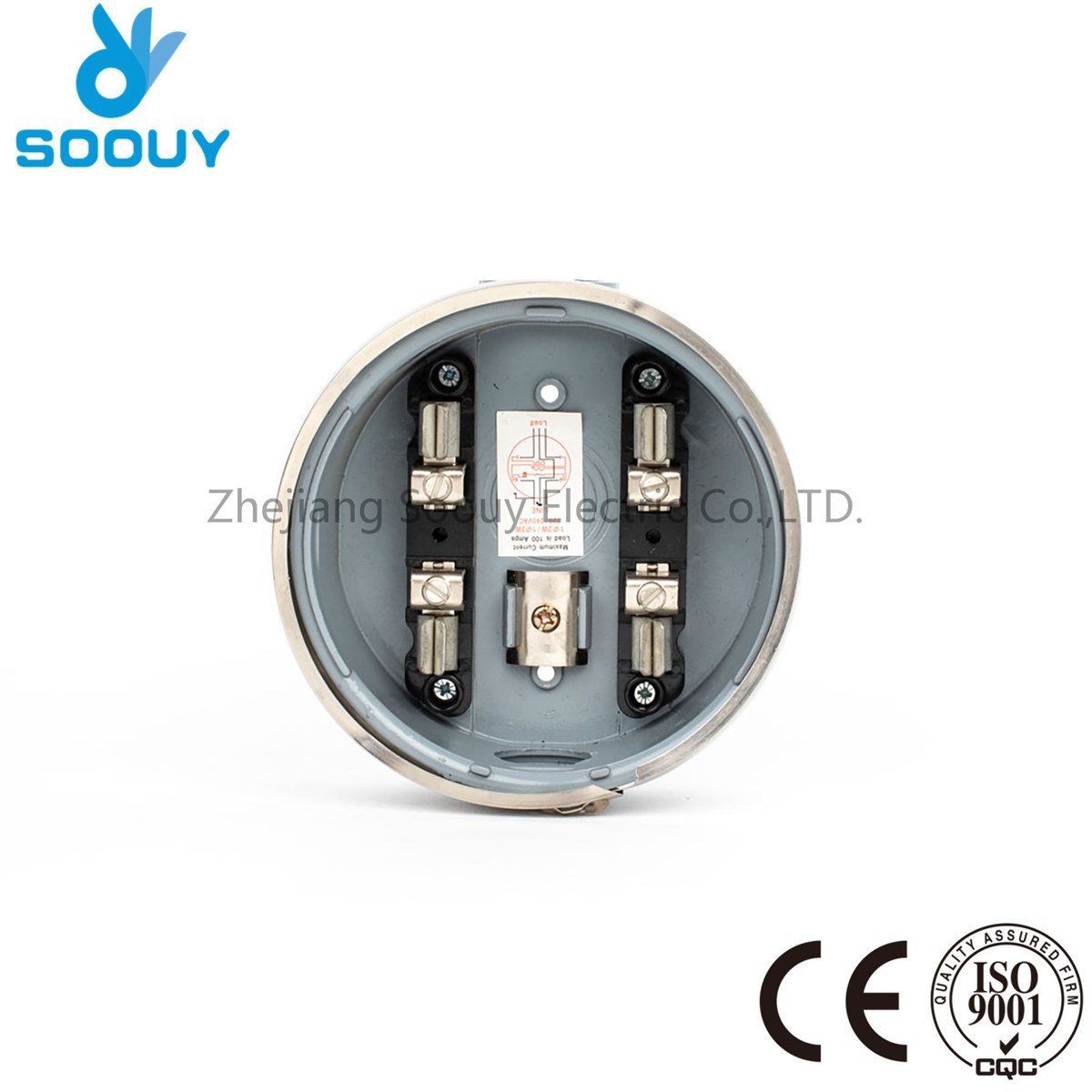 Copper Jaws 100A Round ANSI Electrical Meter Base Socket