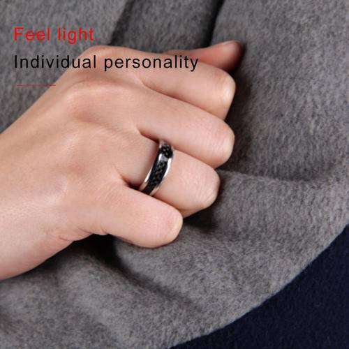 Highend Tungsten Steel Wedding rings Popular Jewelry Carbon Fiber Mens Ring