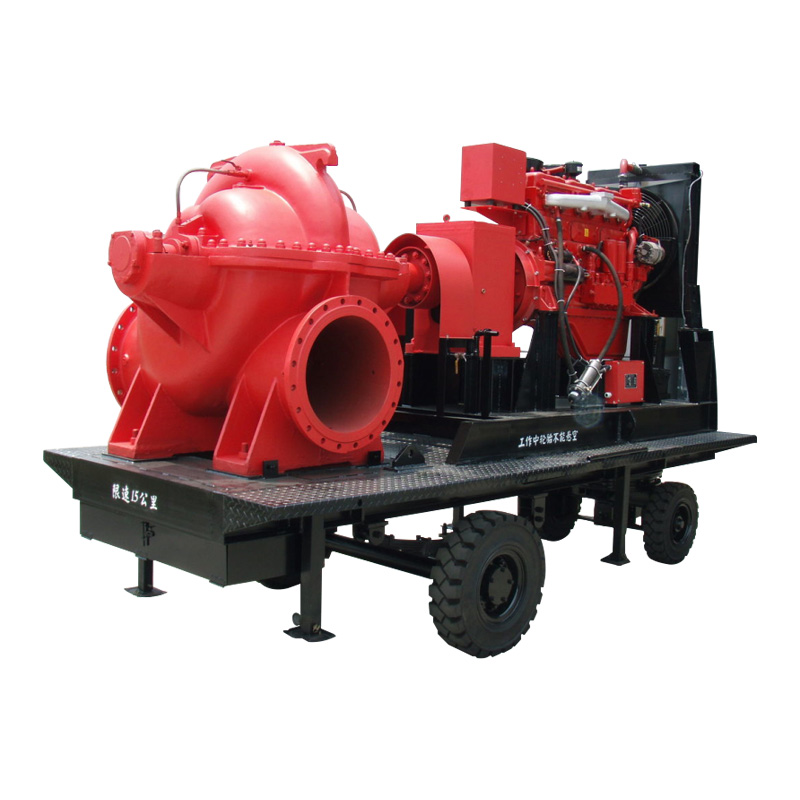 Large Flow Diesel Engine Mobile Water Pump