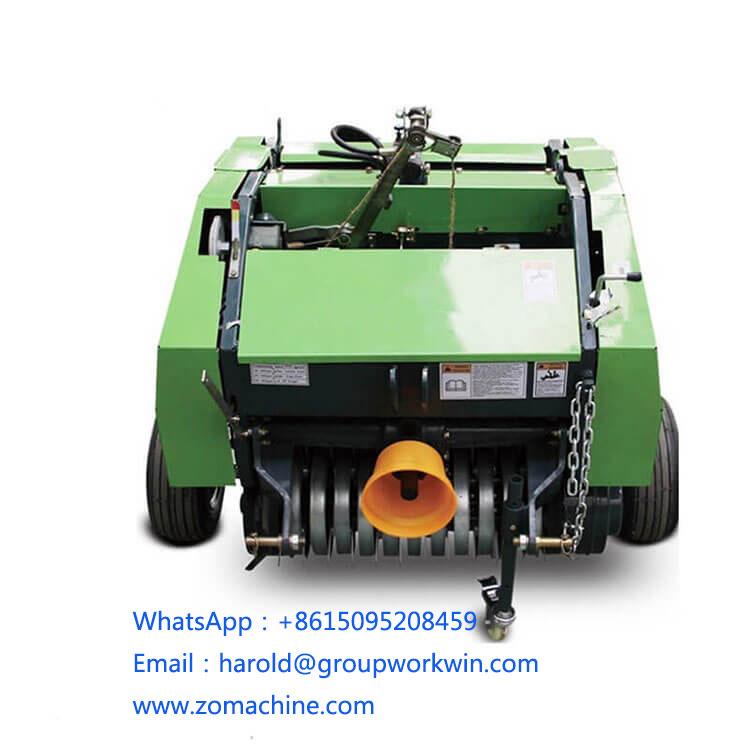 Hay and straw dry grass baler machine