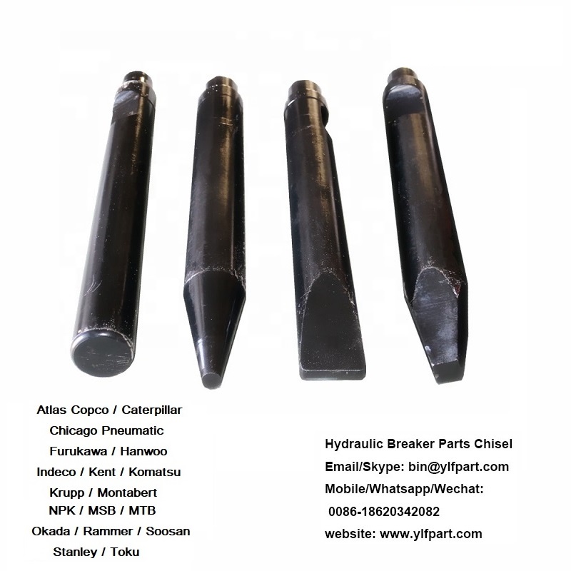 Road construction Australia Rock drill breaker caterpillar mountings bit moil point H30DSH45H45DSH45SH90CH90CsH100