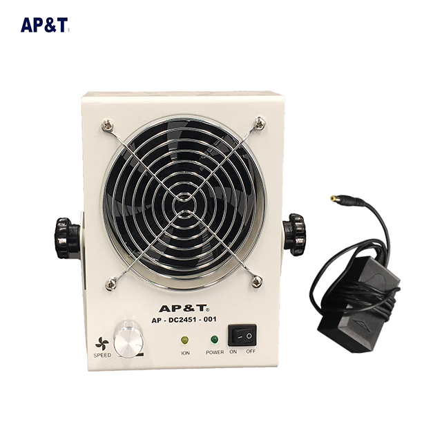 Small APDC2451 Antistatic Desktop ESD Ionizer Electric Fan