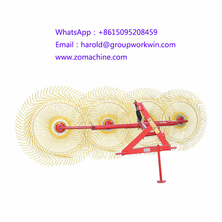 Wheel rotary rake machine for sale