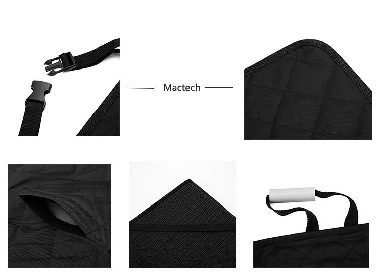 Dog Hammock Car Seat Cover Black Waterproof Pet Seat Cover for Cars