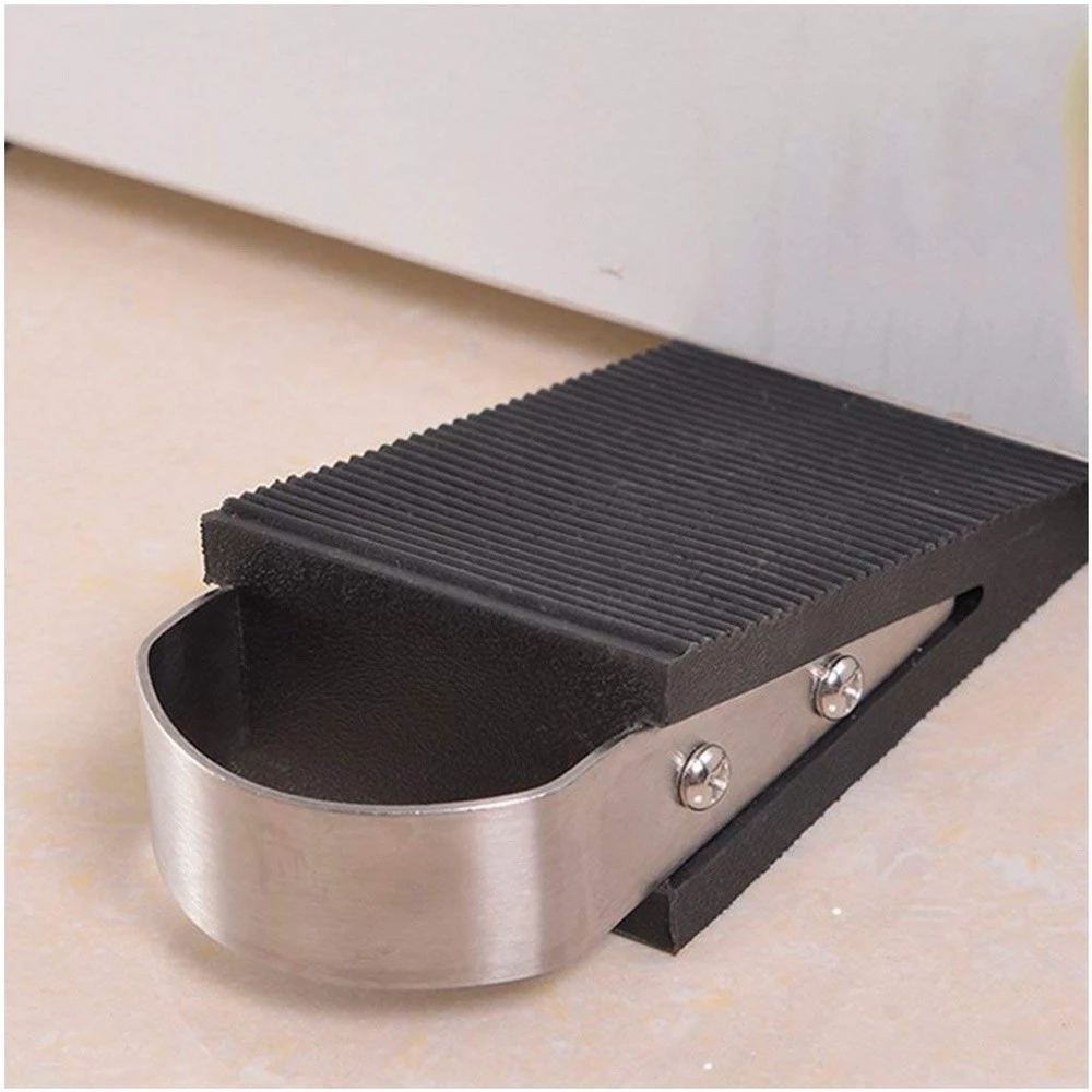 rubber door stopper wedge under door draft stopper