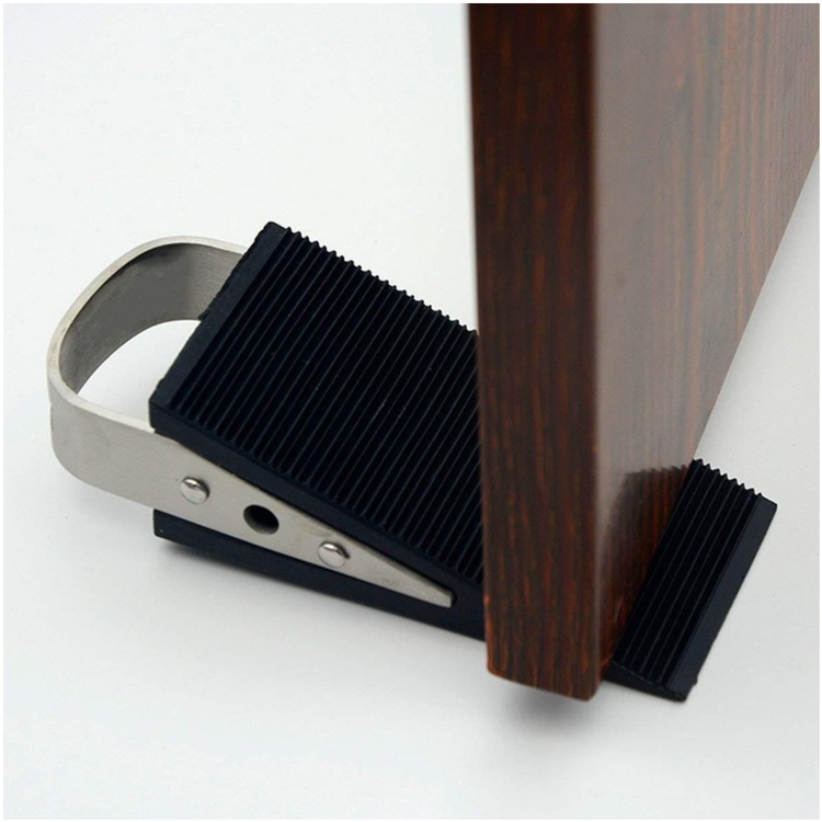 rubber door stopper wedge under door draft stopper