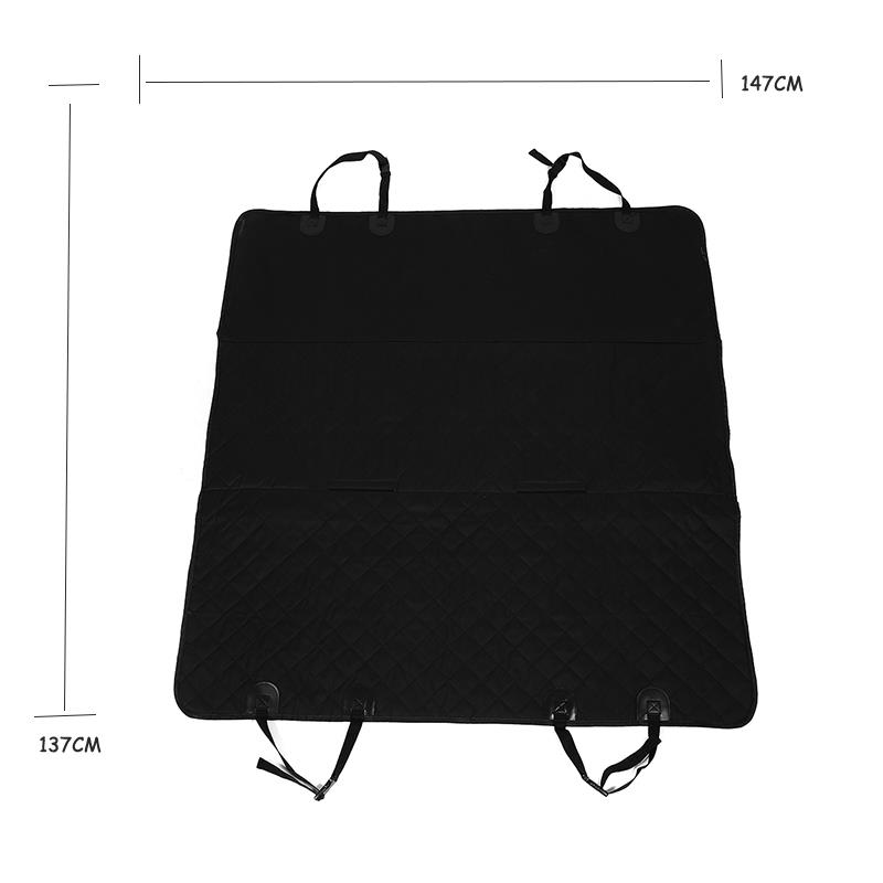 Dog Hammock Car Seat Cover Black Waterproof Pet Seat Cover for Cars