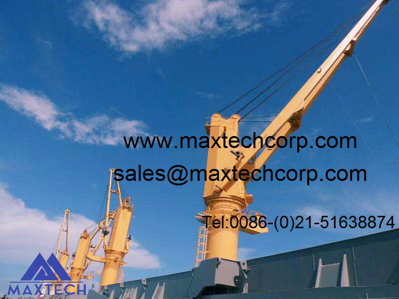 Deck Cranes 50 Ton Boat Lifting Ship Top Quality