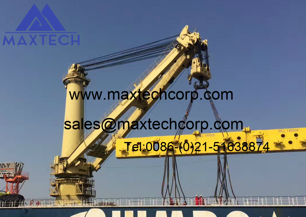 Deck Cranes 50 Ton Boat Lifting Ship Top Quality