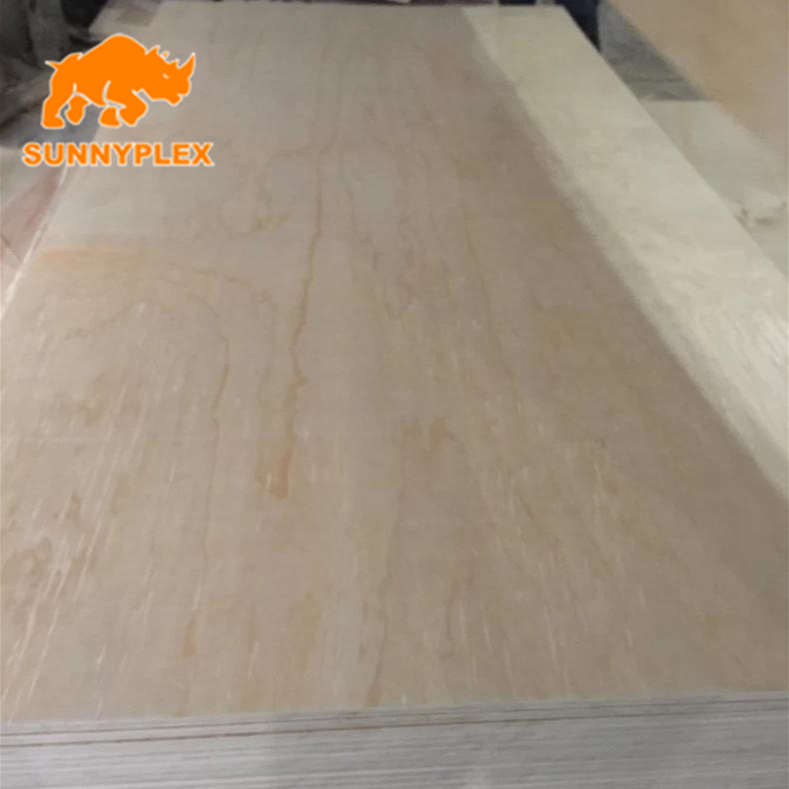 48 pine face poplar core plywood for furniture