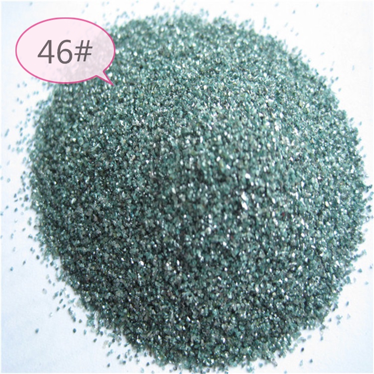 Sandblasting abrasive green silicon carbide grits 46mesh