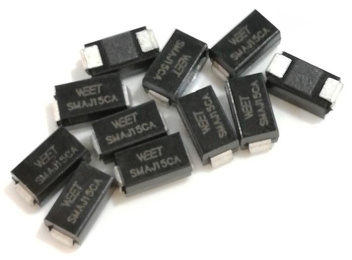 WEET 400W Surface Mount Transient Voltage Suppressor TVS SMAJ Series