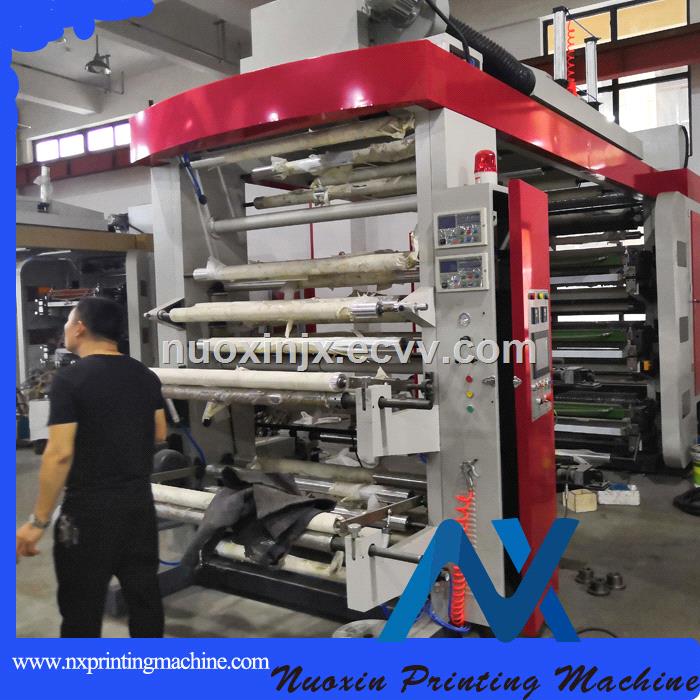 NX61200 6 colour plastic film flexographic printing machine