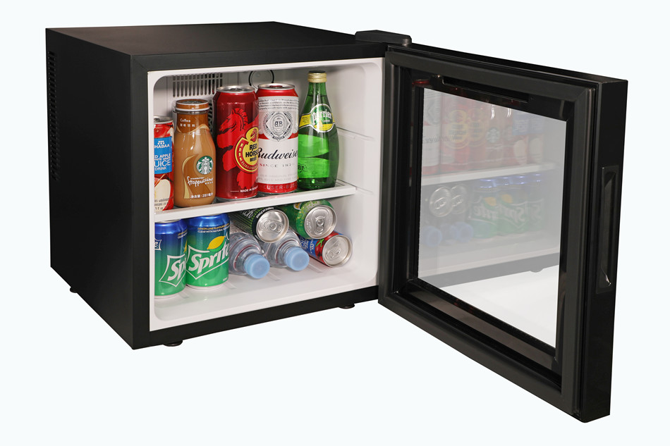30L Glass Door Mini Fridge for HotelApartment