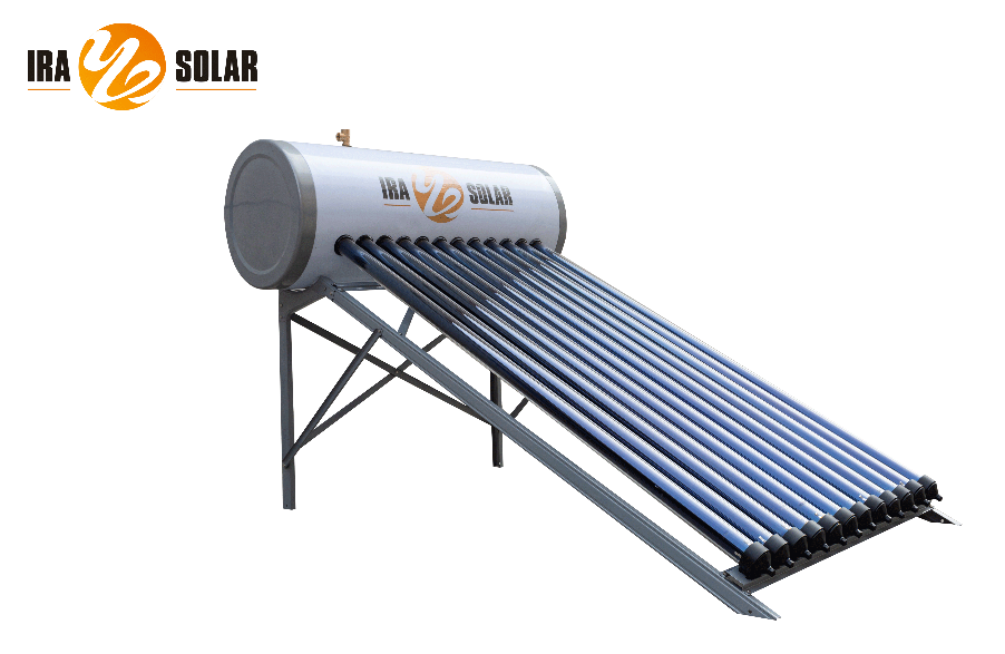 Heat pipe pressurized solar water heater 150L12tubesGL model25degree