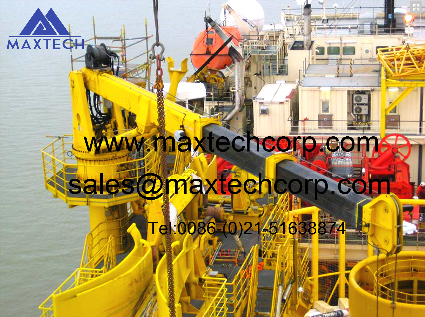 Customized ElectricHydraulic Telescopic Boom Deck Pedestal Marine