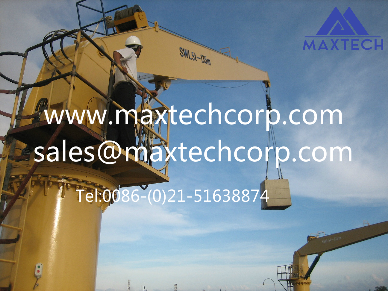 Hydraulic Ship Marine Offshore Deck Cranes for Sale