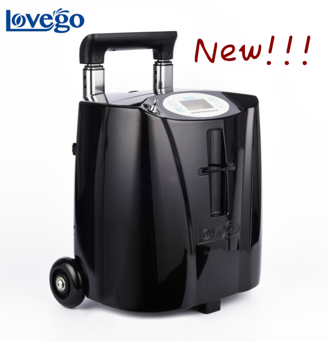 Lovego Third Generation LG103 portable oxygen concentrator meet 17LPM oxygen therapy7 hours battery9096 purity