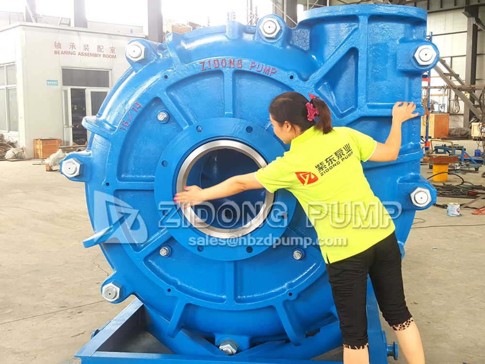 Centrifugal Horizontal type Wear Resistent Mining Slurry pump