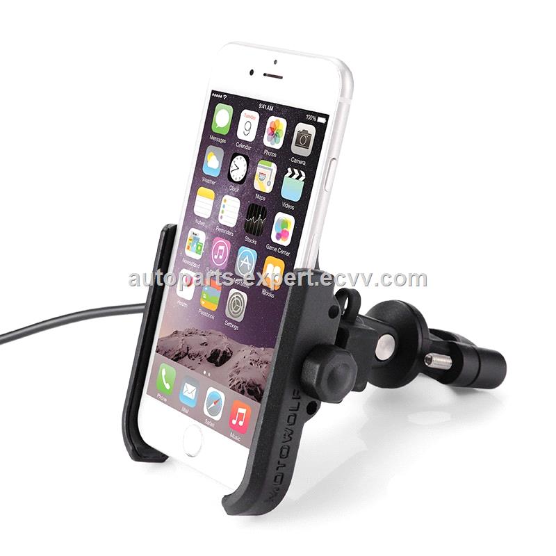2019 Hot-Selling Motorcycle Phone Mount Metal Bike Phone Holder Compatible with iPhone X/8/7/6 Plus SmartPhone 3-6.6inch