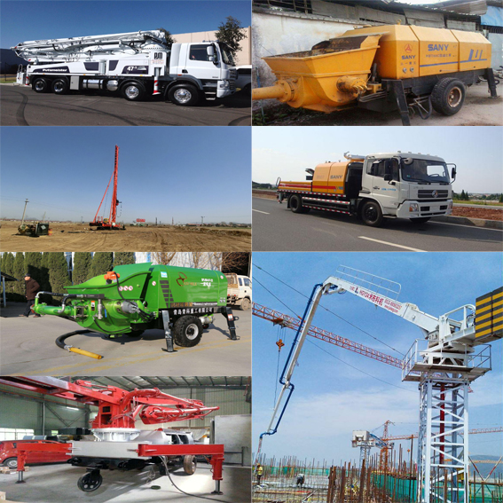 Concrete Pump Conveyor Rubber HoseHign Pressure Flexible Hose at the End