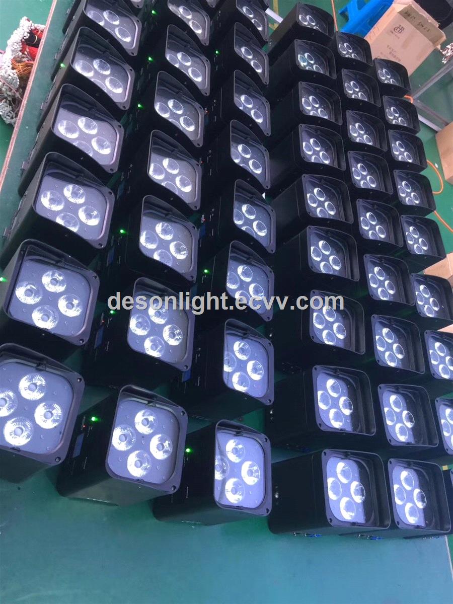 6x6in1 LED remote control battery dmx led par light