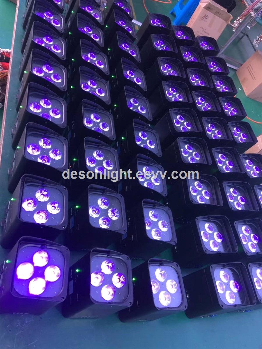 6x6in1 LED remote control battery dmx led par light