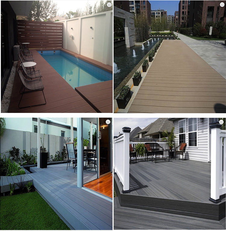 Water proof anti slip garden WPC decking