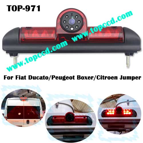 Fiat Ducato Third Brake Light Reversing Backup Camera from Topccd TOP971