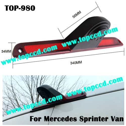 Mercedes Sprinter Van Third Brake Light Backup Camera from Topccd TOP980