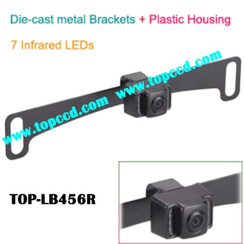 Universal License Plate Number IR Camera with Dual Mounting brackets Optional from Topccd TOPLB455