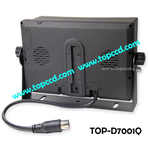 7 Inch Heavy duty vehicle CCTV Quad Monitor from Topccd TOPD7001Q