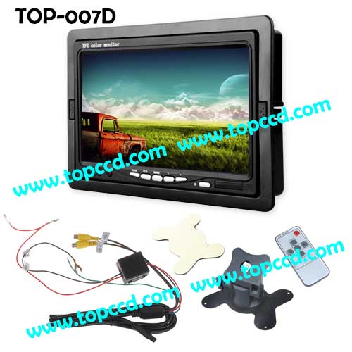 7inch Headrest TFT LCD Digital Monitor from Topccd TOP007D