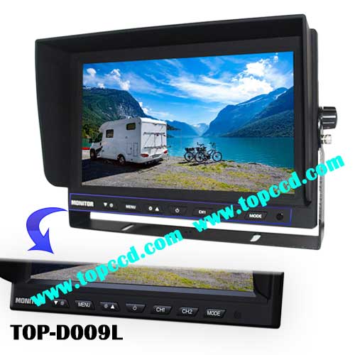 9inch school bus backup camera rear view monitor for bustruck from Topccd TOPD009L