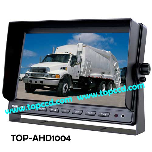 10inch AHD 720P960P Mobile Safety Vision Monitor from Topccd TOPAHD1004