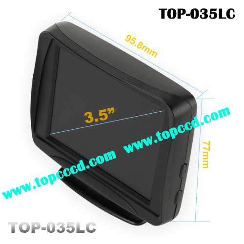 35 Inch TFT LCD HD Car Rear View Parking Monitor from Topccd TOP035LC
