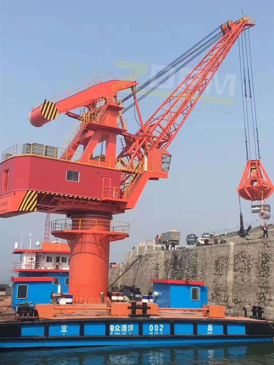 lifting equipment manufacturer of floating crane and deck crane