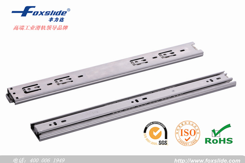 stainless steel full extension drawer slide